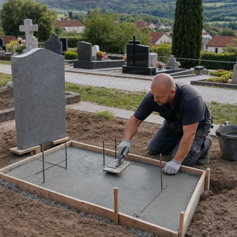 Pourquoi les fondations conditionnent-elles la solidit&eacute; d'un monument fun&eacute;raire &agrave; Guebwiller ?